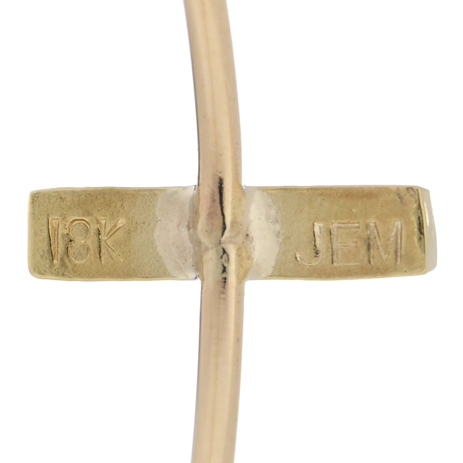 Jennifer Meyer 18K Yellow Gold Bar Ring 54 6.75 4 of 4