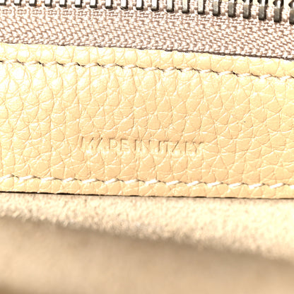 Celine Drummed Calfskin Micro Luggage Dune 6 of 12
