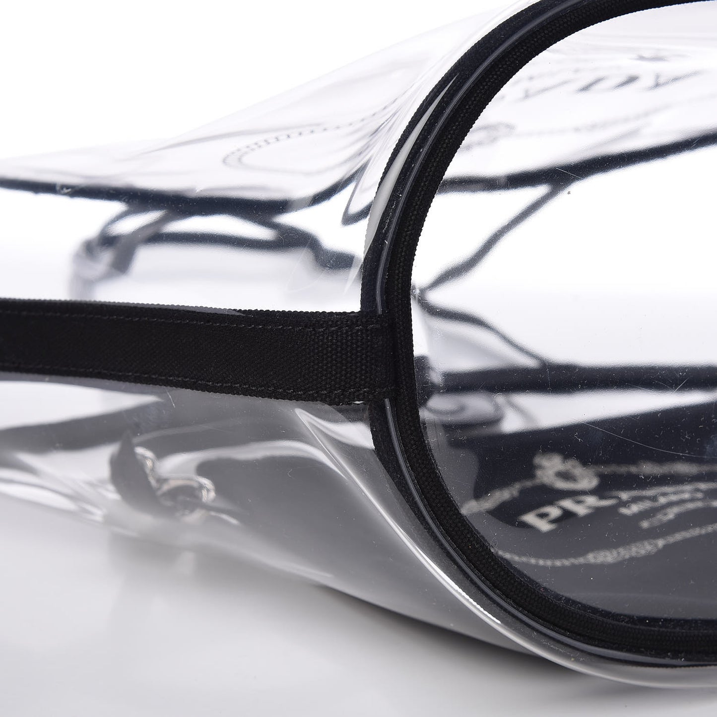 Plexiglass Canapa Shopper Tote Black