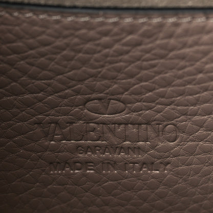 Valentino Garavani Pebbled Calfskin Medium Rockstud Flip Lock Crossbody Bag Poudre 6 of 8