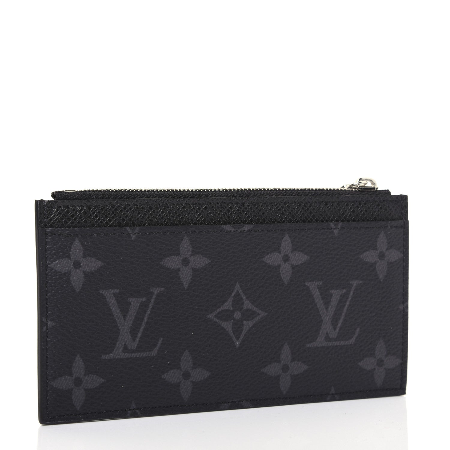 Louis Vuitton Monogram Eclipse Taiga Coin Card Holder 3 of 7