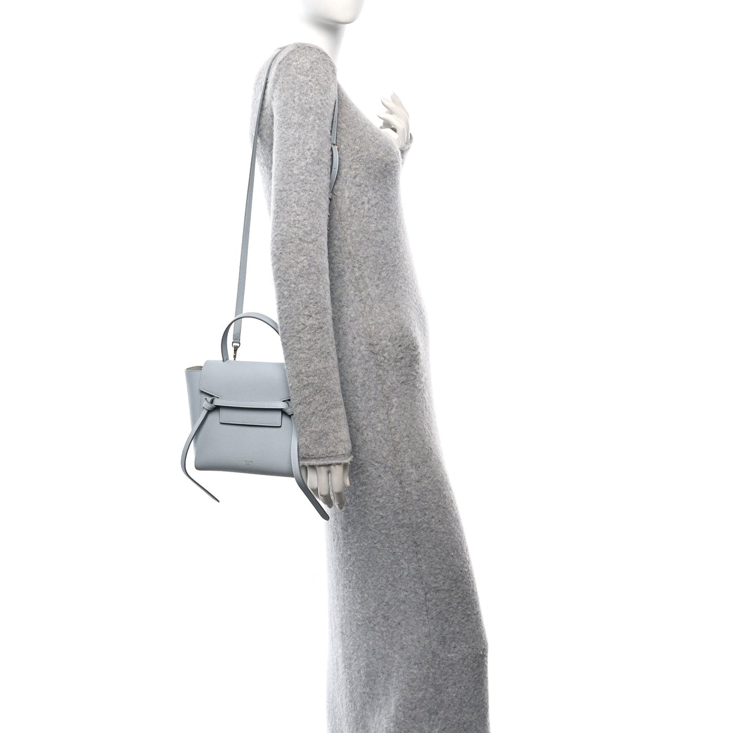 Grained Calfskin Nano Belt Bag Mineral