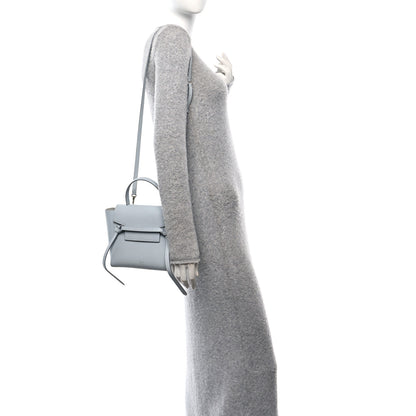 Celine Grained Calfskin Nano Belt Bag Mineral 2 of 10