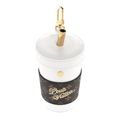 Louis Vuitton Calfskin Monogram LV Cup Bag Charm White 1 of 7