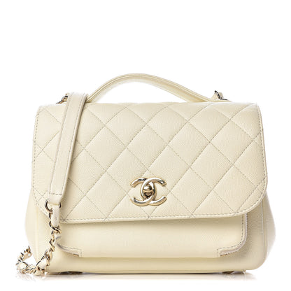 Chanel Caviar Quilted Medium Business Affinity Flap Ivory 1 of 16