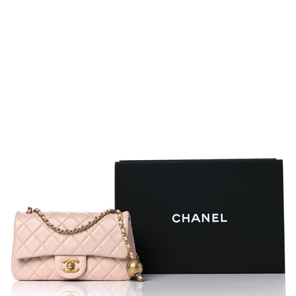 Chanel Lambskin Quilted Mini Rectangular Pearl Crush Flap Light Beige 10 of 10
