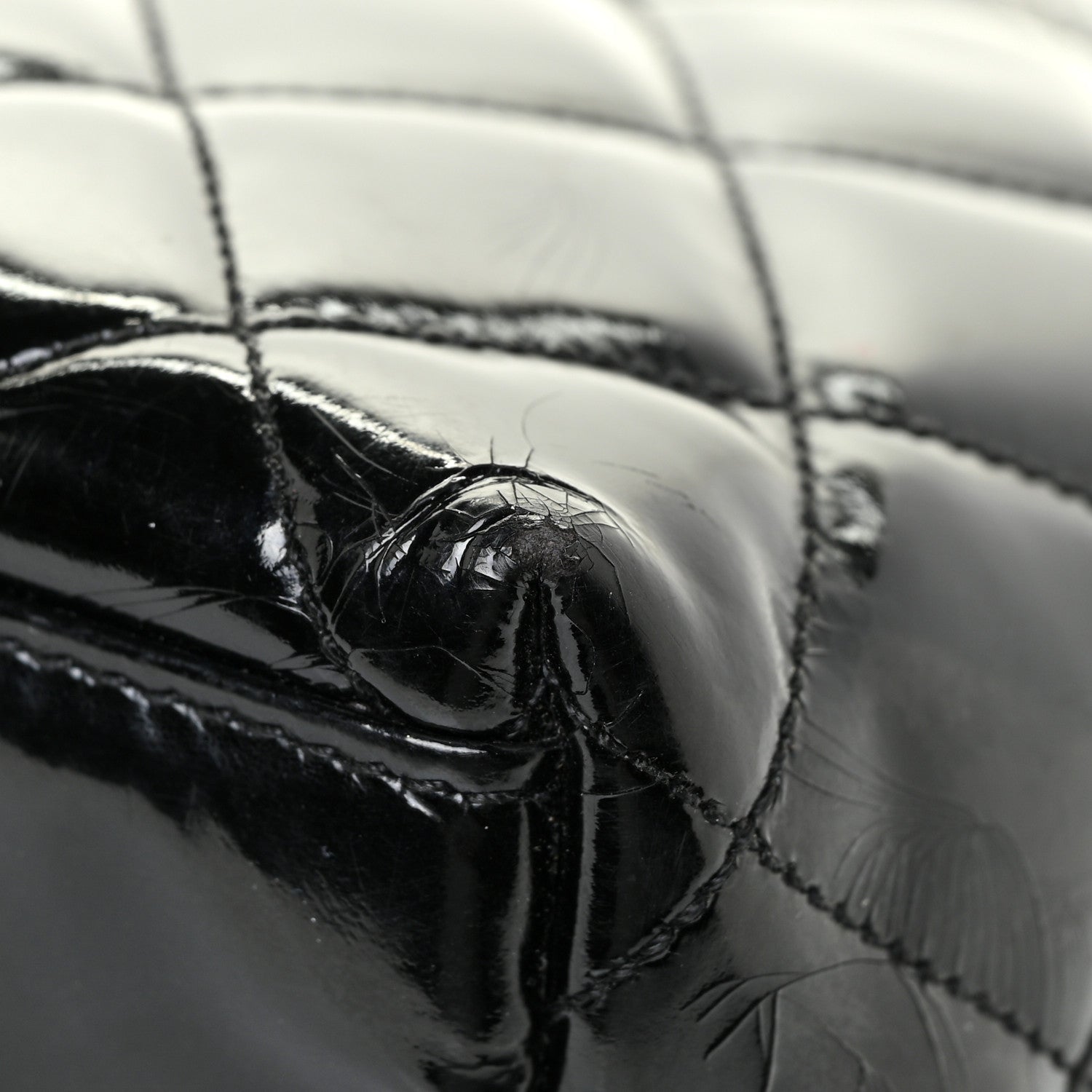 Chanel Patent Quilted Tote Black 14 of 21