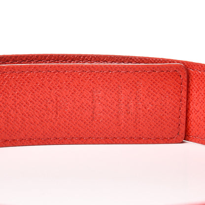 Louis Vuitton Monogram LV Initiales Reversible Belt 80 32 Red 4 of 7