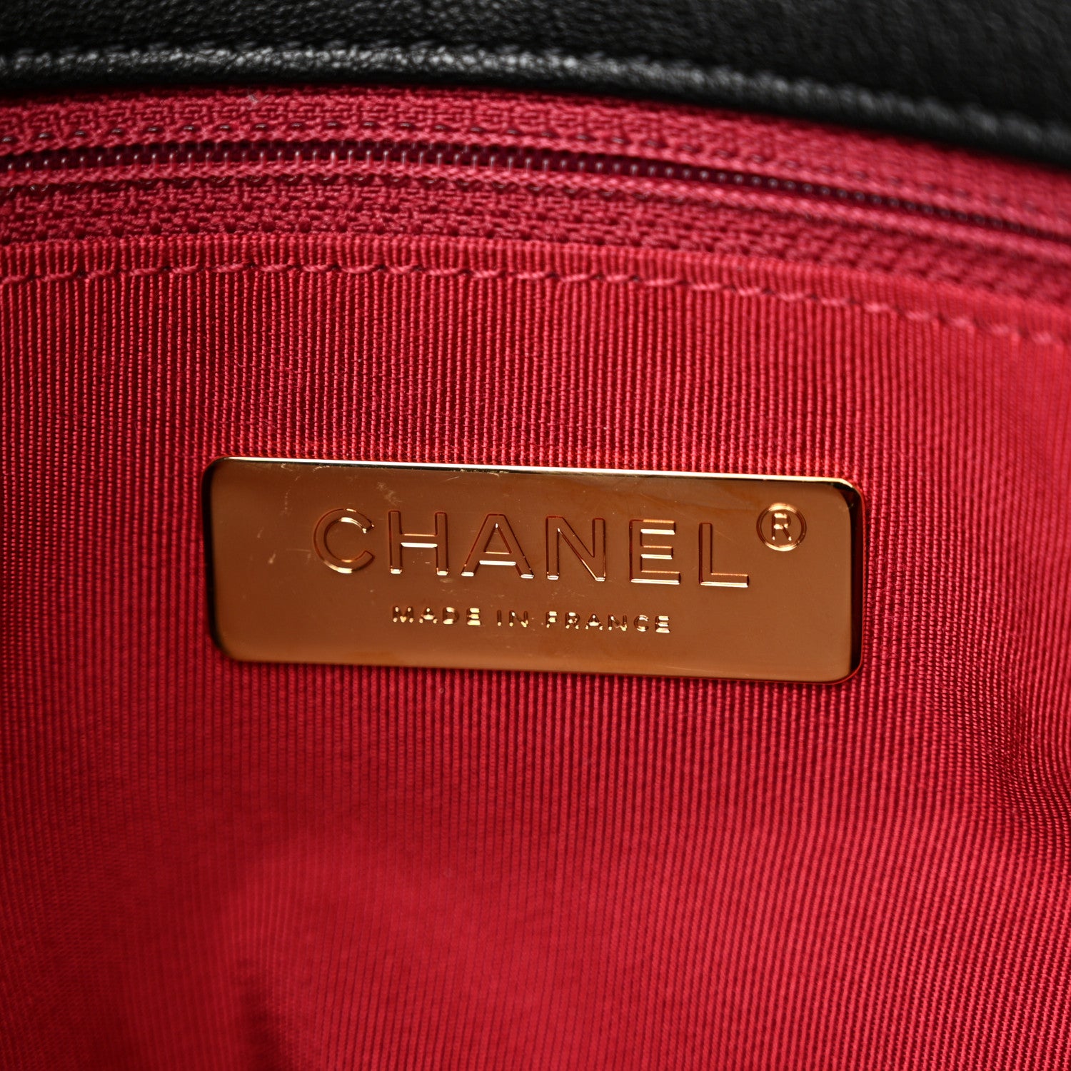 Chanel Goatskin Quilted Large Chanel 19 Flap Black 6 of 11