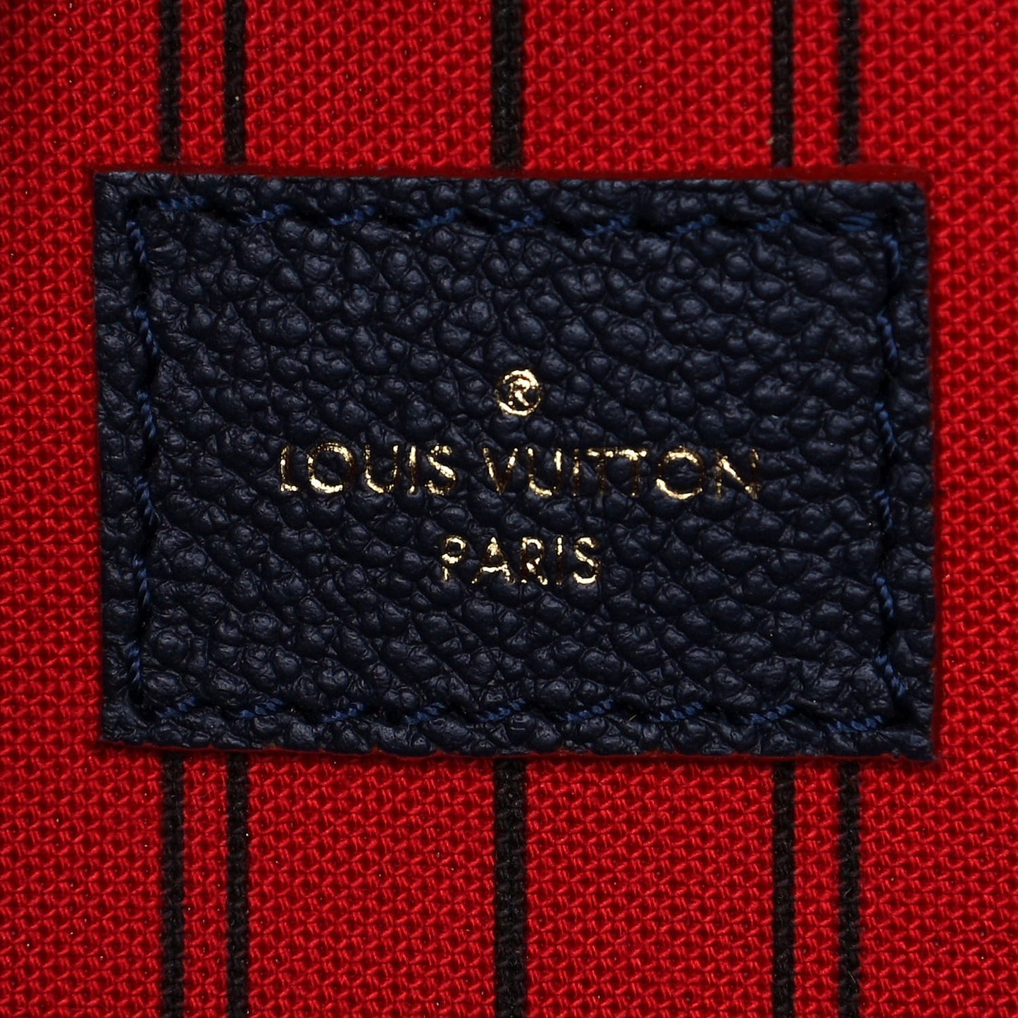 Empreinte Pochette Metis Marine Rouge