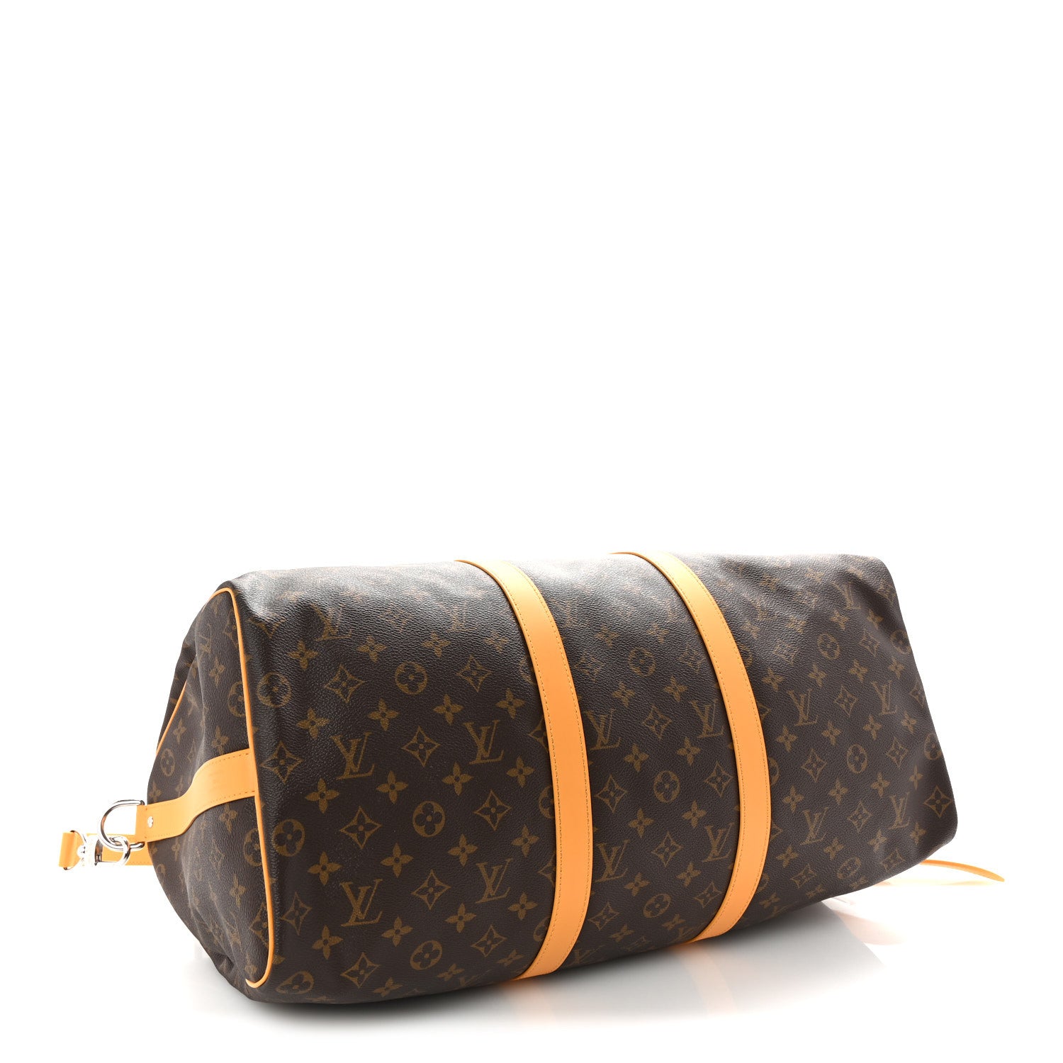 Louis Vuitton Monogram Macassar LV Colormania Keepall Bandouliere 50 Safran Yellow 3 of 8