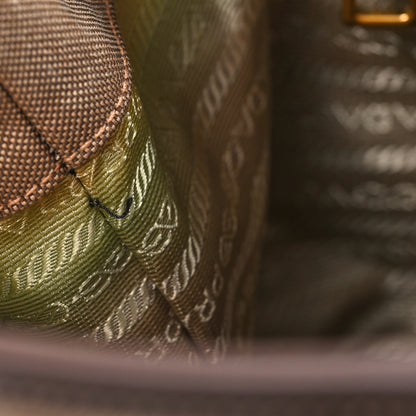Prada Jacquard Logo Tote Corda Bruciato 10 of 11