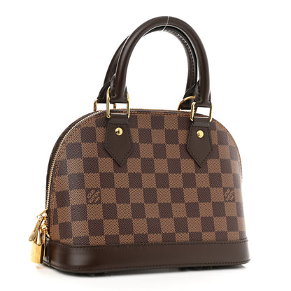 Louis Vuitton Damier Ebene Alma BB 3 of 9