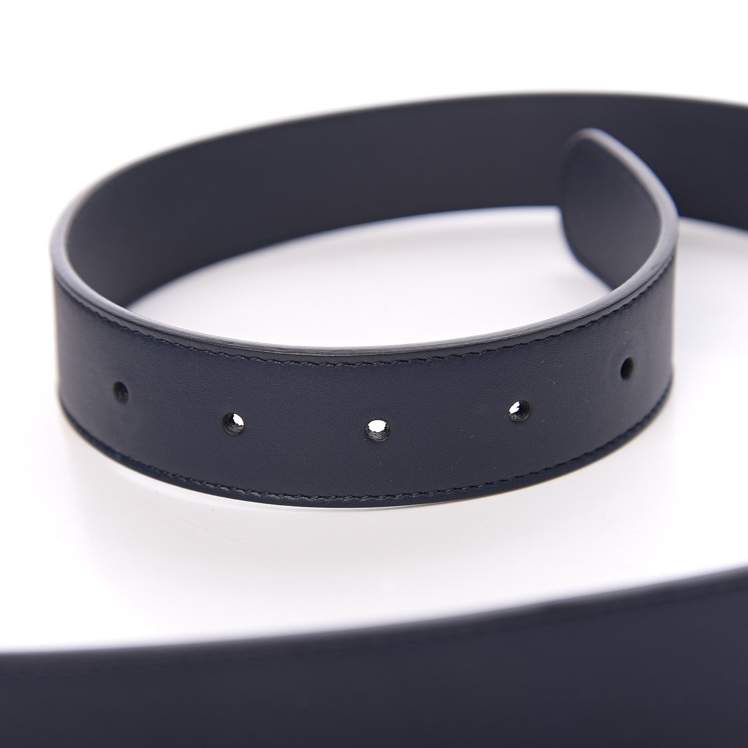 Gucci Moon Calfskin Double G 30mm Belt 95 38 Blue 5 of 5