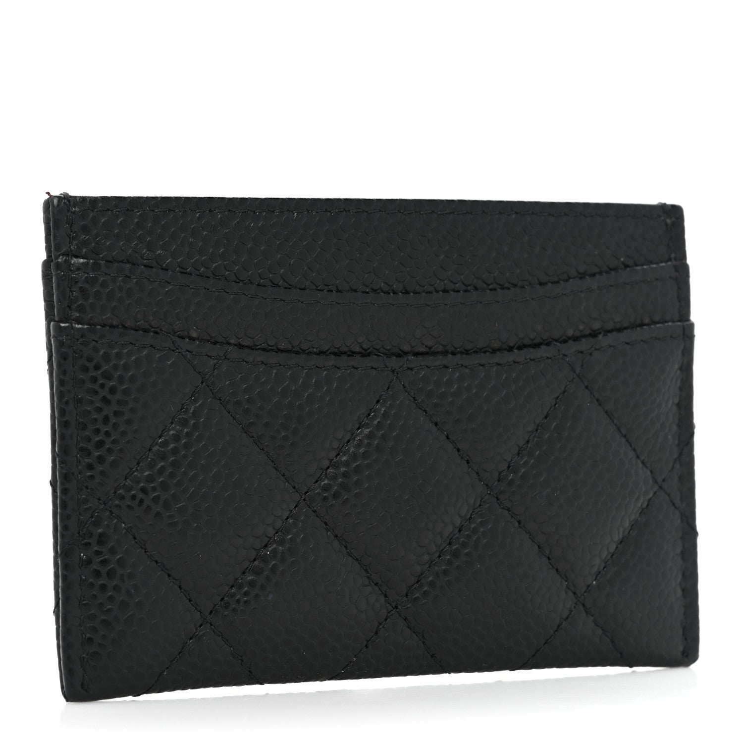 Chanel Caviar Quilted Card Holder Black 3 of 10