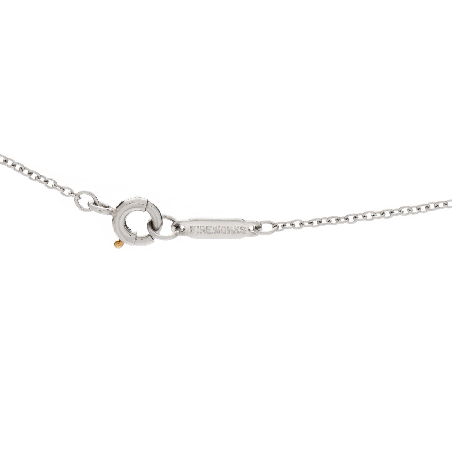 Platinum Diamond Tahitian Pearl Fireworks Pendant Necklace