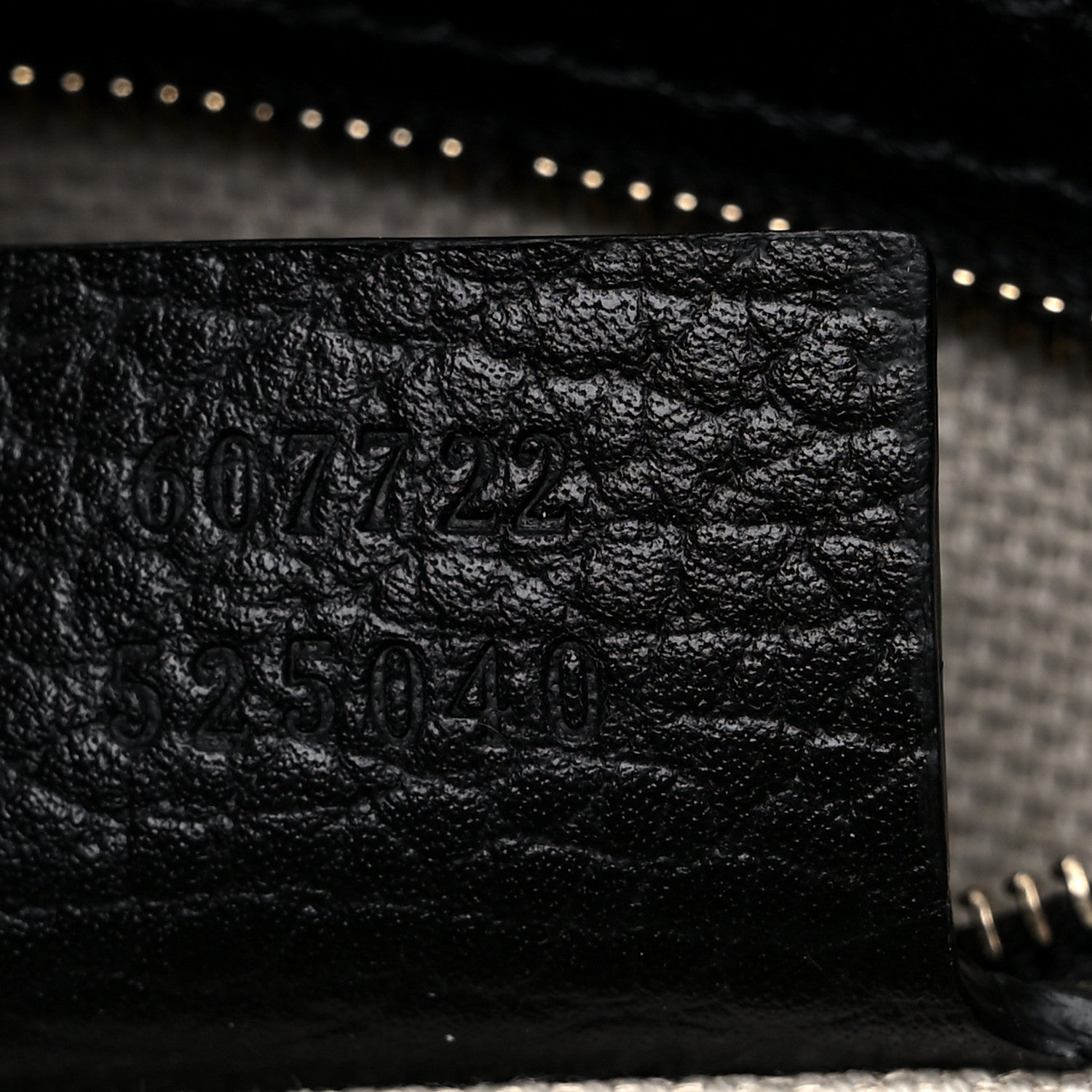 Gucci Dollar Calfskin Medium Soho Top Handle Satchel Black 7 of 9