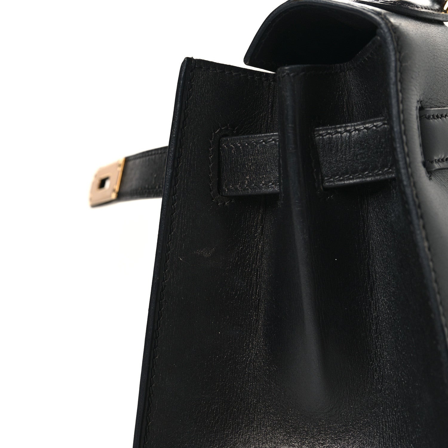 Hermes Box Kelly Sellier 32 Black 34 of 37