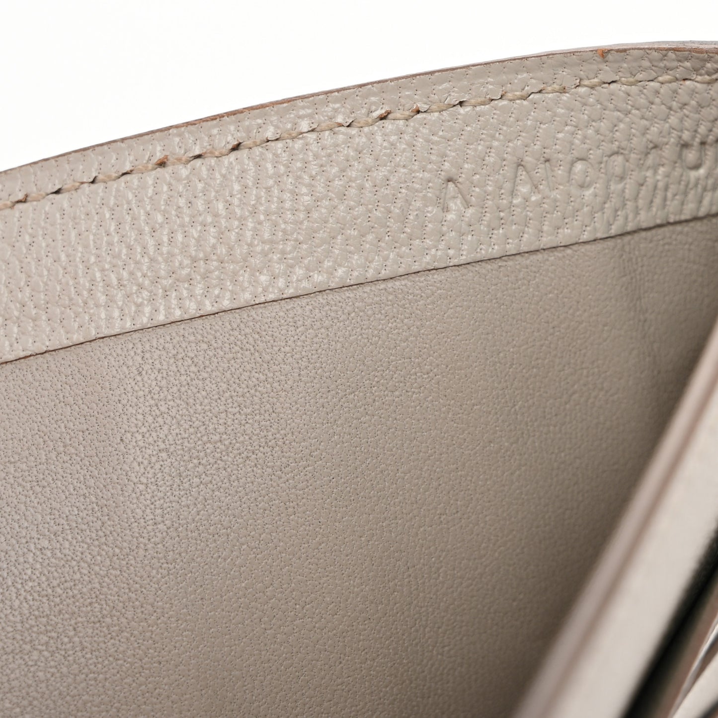 Shiny Alligator MC2 Copernic Compact Wallet Gris Tourterelle