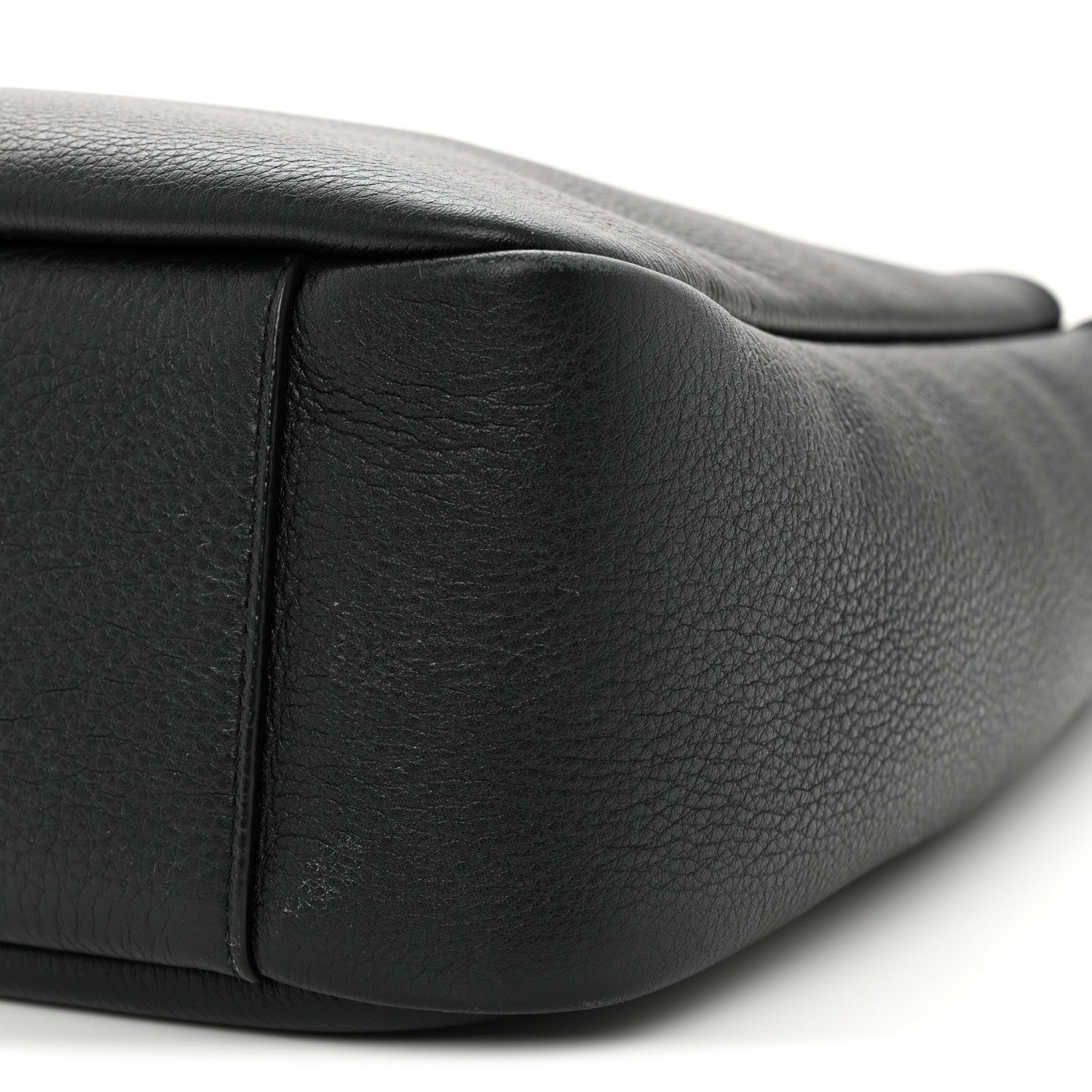 Saint Laurent Grained Calfskin Small Le 5 A 7 Soft Hobo Black 10 of 11
