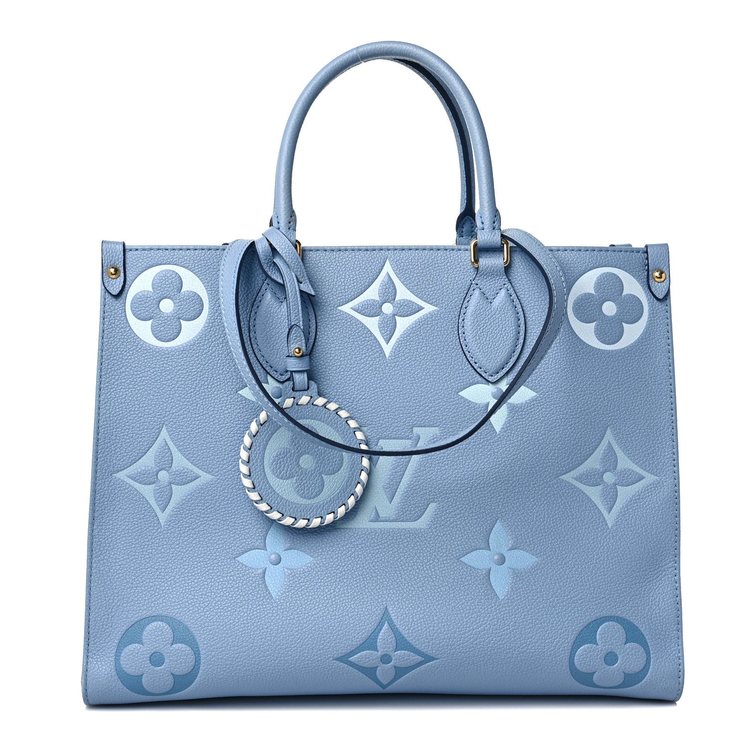 Louis Vuitton Empreinte Monogram Giant By The Pool Onthego MM Summer Blue 1 of 8
