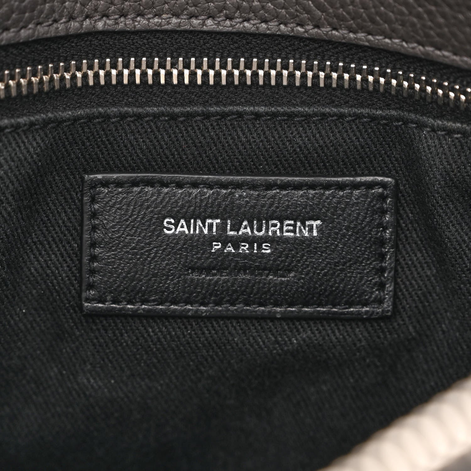 Saint Laurent Grained Calfskin Baby Sac De Jour Souple Asphalt 6 of 19