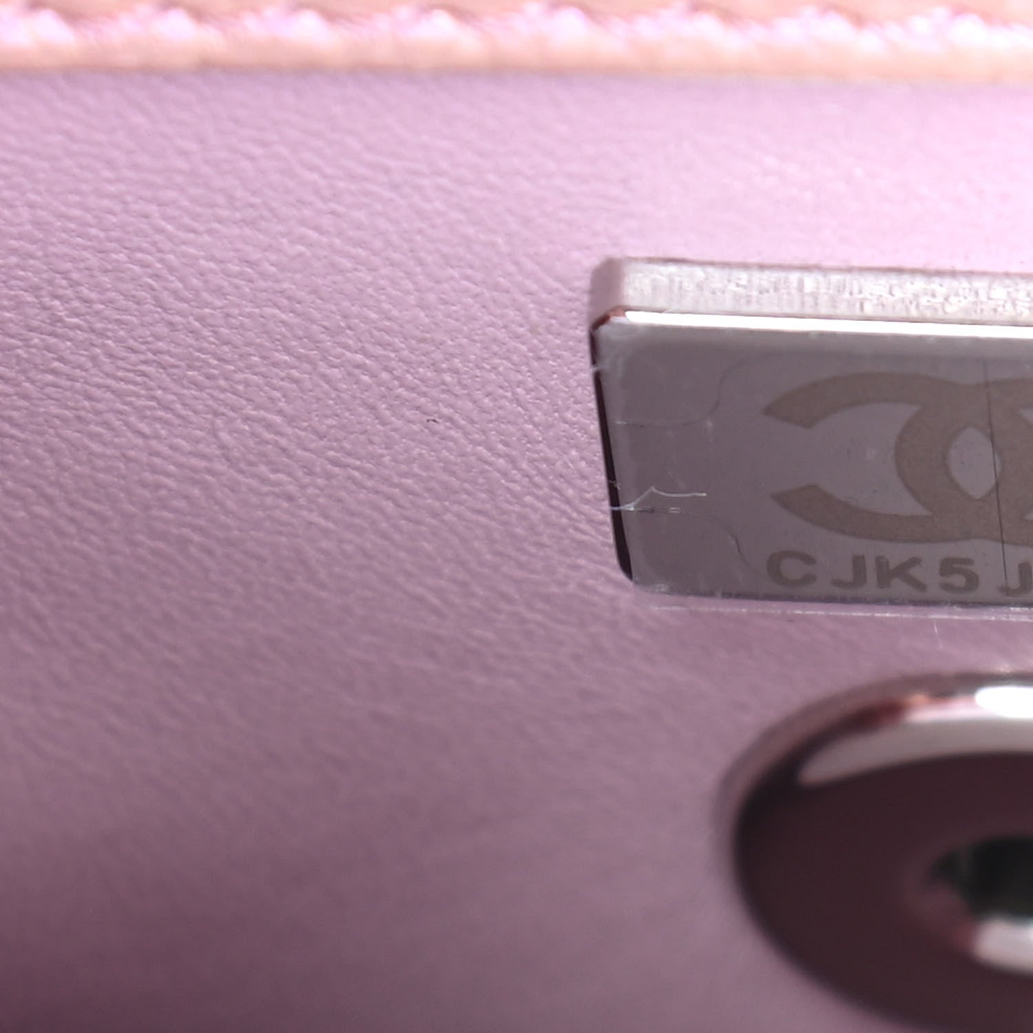 Chanel Iridescent Caviar Quilted Extra Mini Coco Handle Flap Light Pink 7 of 9