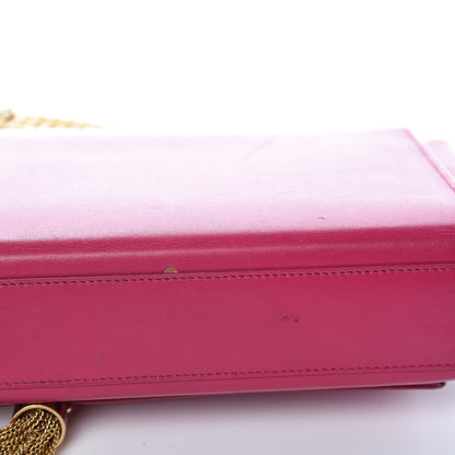 Saint Laurent Smooth Calfskin Medium Classic Monogram Kate Tassel Satchel Fuchsia 11 of 19