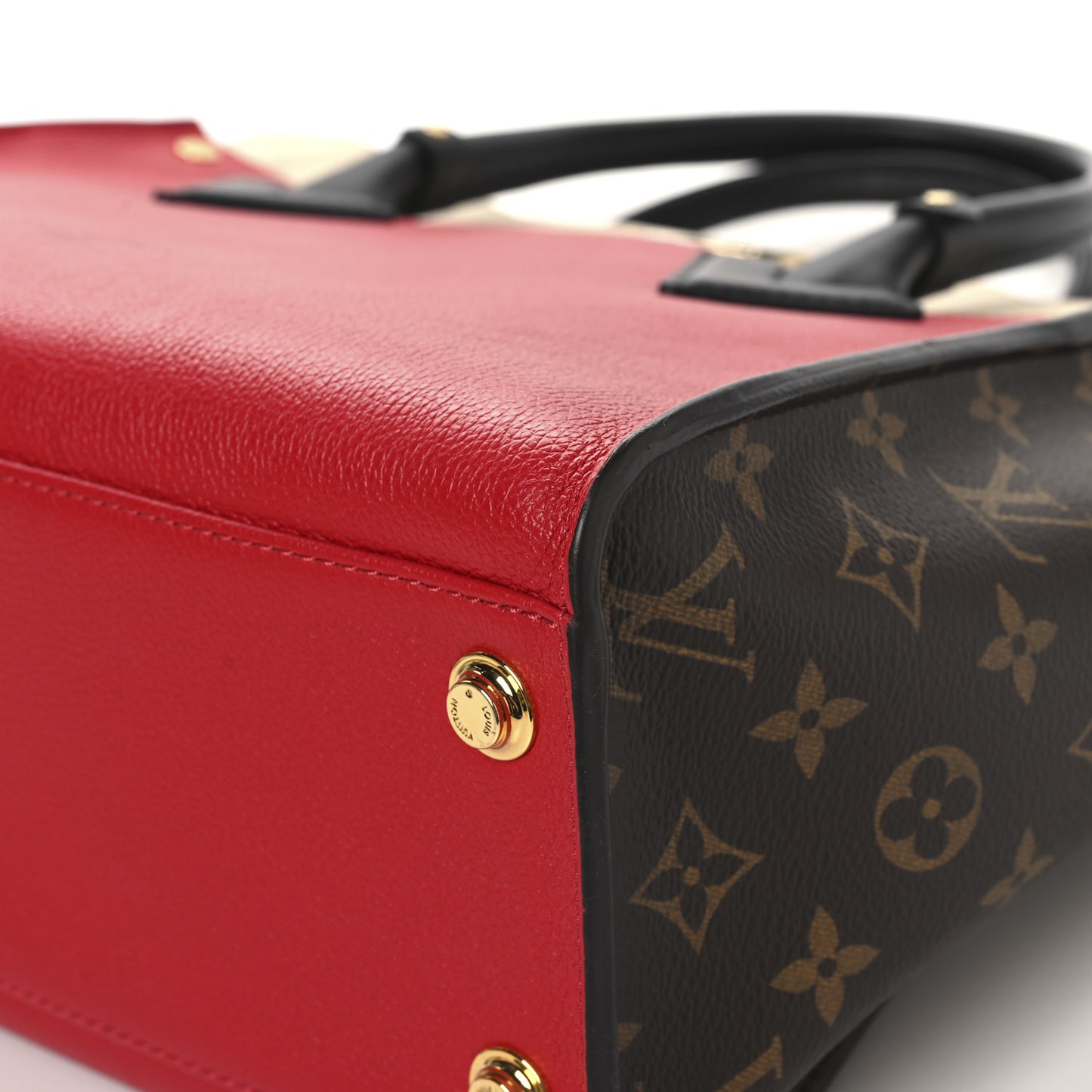 Calfskin Monogram On My Side Pirate Red