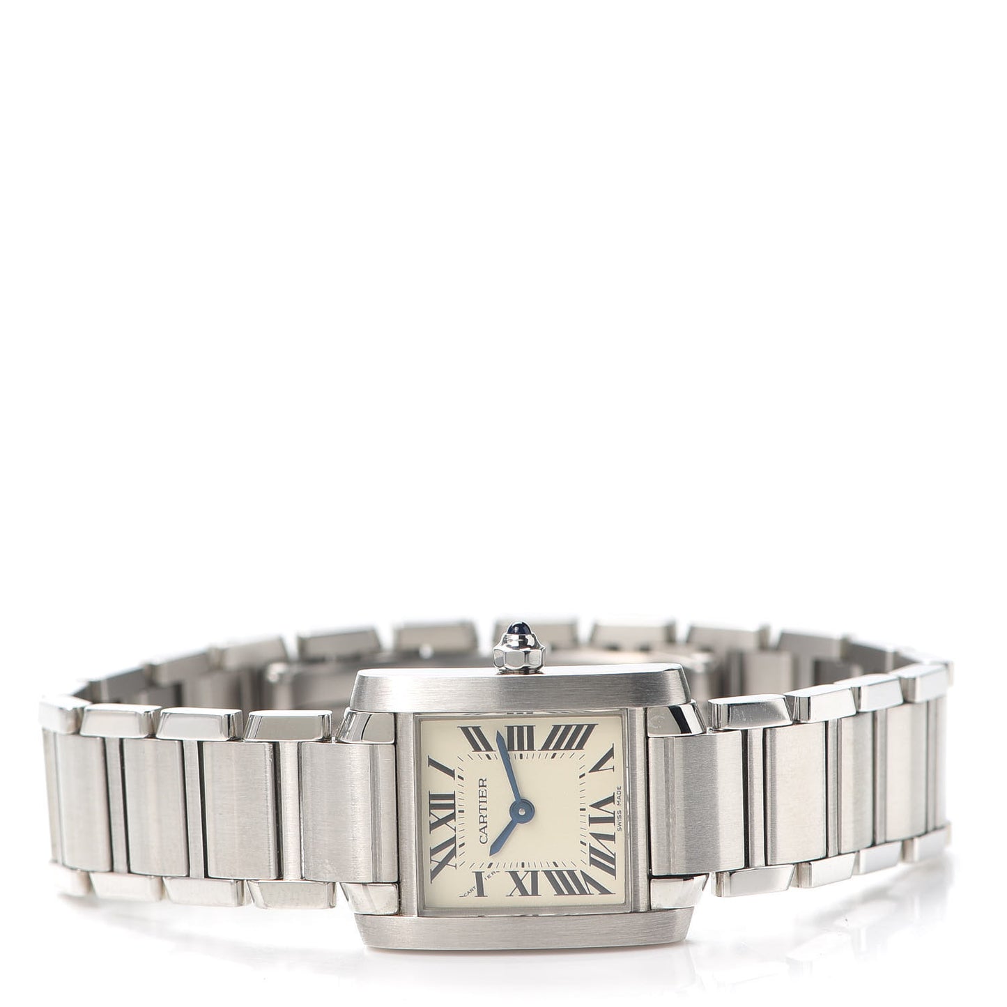 Stainless Steel 20mm Tank Francaise Quartz Watch