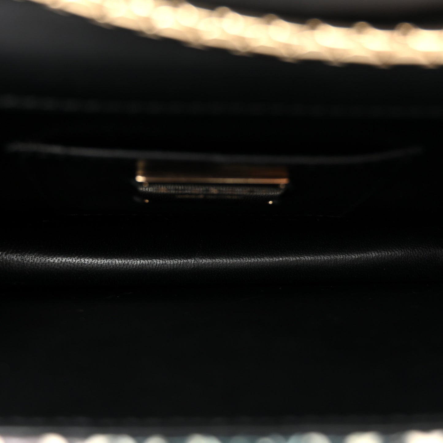 Calfskin Snakeskin Serpenti Forever Crossbody Bag Blue Black Multicolor