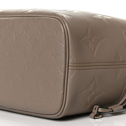 Louis Vuitton Empreinte Monogram Giant Neverfull MM Tourterelle 9 of 10