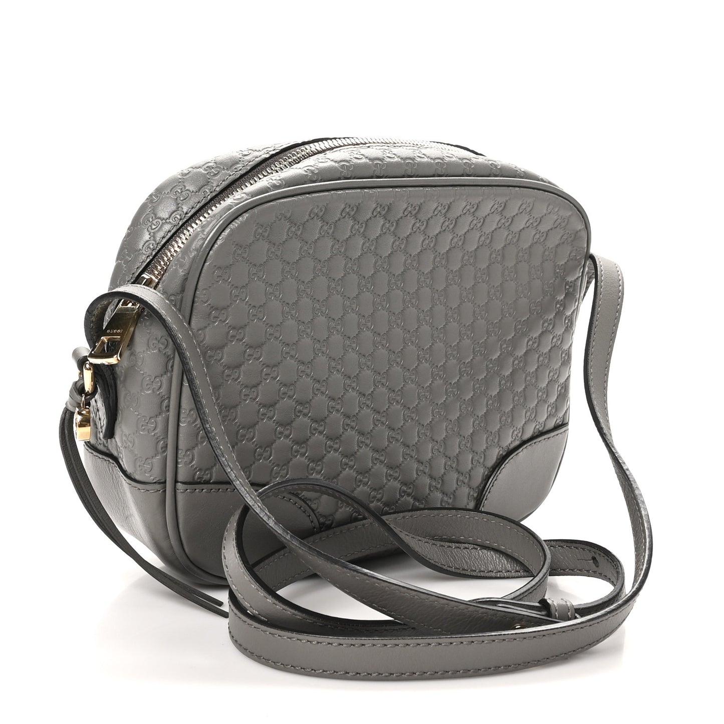 Microguccissima Mini Bree Messenger Bag Grey
