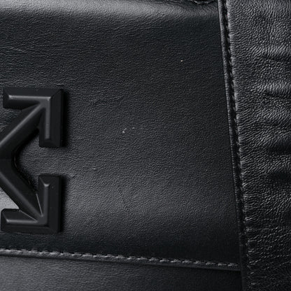Off-White Calfskin New Jitney 2.8 Bag Black 21 of 24