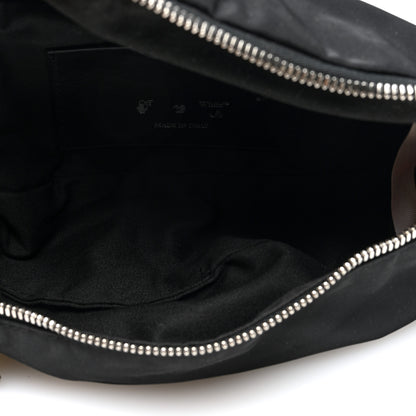 Off-White Canvas Logo Print Belt Bag Black 5 of 9