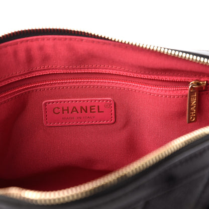 Chanel Shiny Lambskin Quilted Fashion Therapy Bowling Bag Black 8 of 11