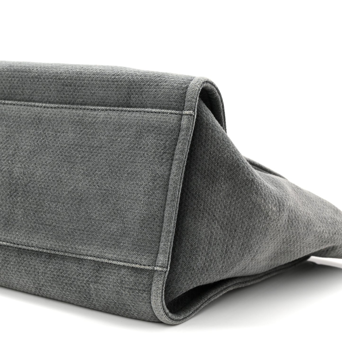 Canvas Large Deauville Tote Grey