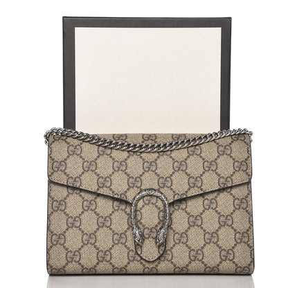 Gucci GG Supreme Monogram Mini Dionysus Chain Wallet Beige Black 8 of 8
