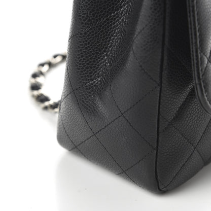 Chanel Caviar Quilted Jumbo Single Flap Black 9 of 11