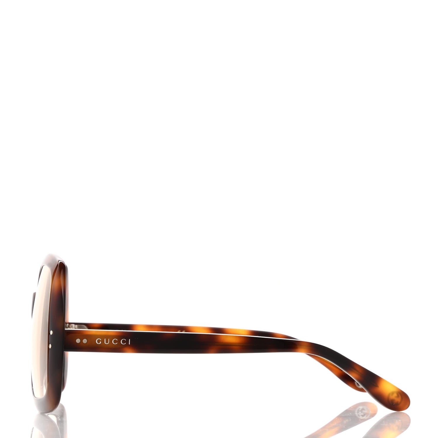Gucci Squared Frame GG0625S Glasses Havana Brown 3 of 9