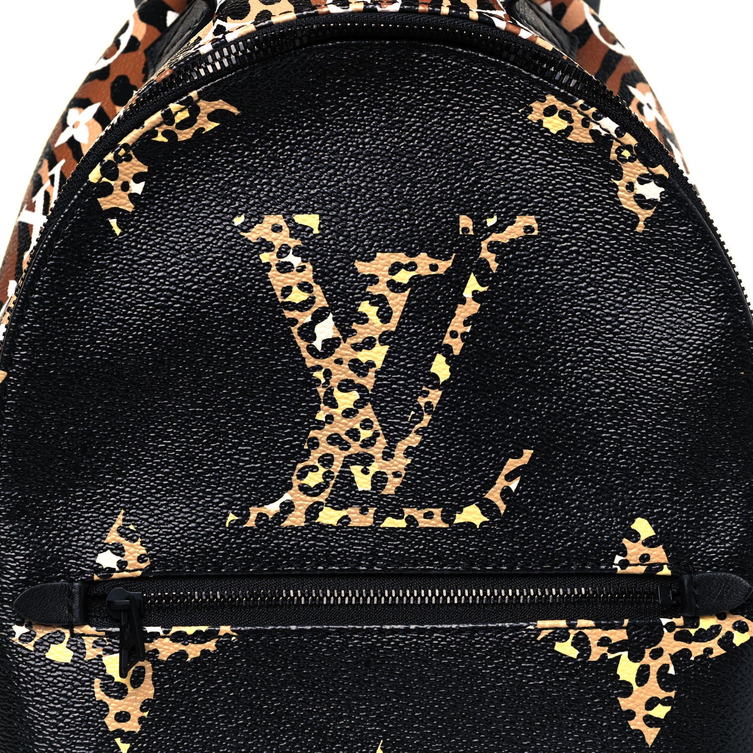 Louis Vuitton Monogram Giant Jungle Palm Springs Backpack PM Black 7 of 12