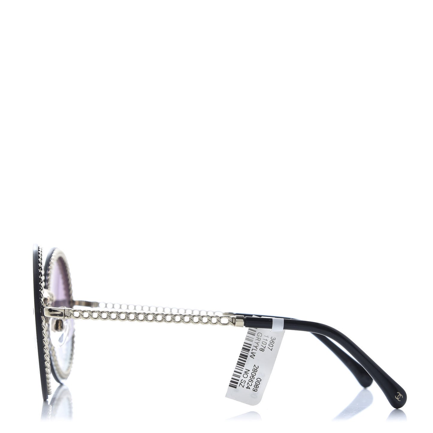 Round Chain Sunglasses 4245 Gold