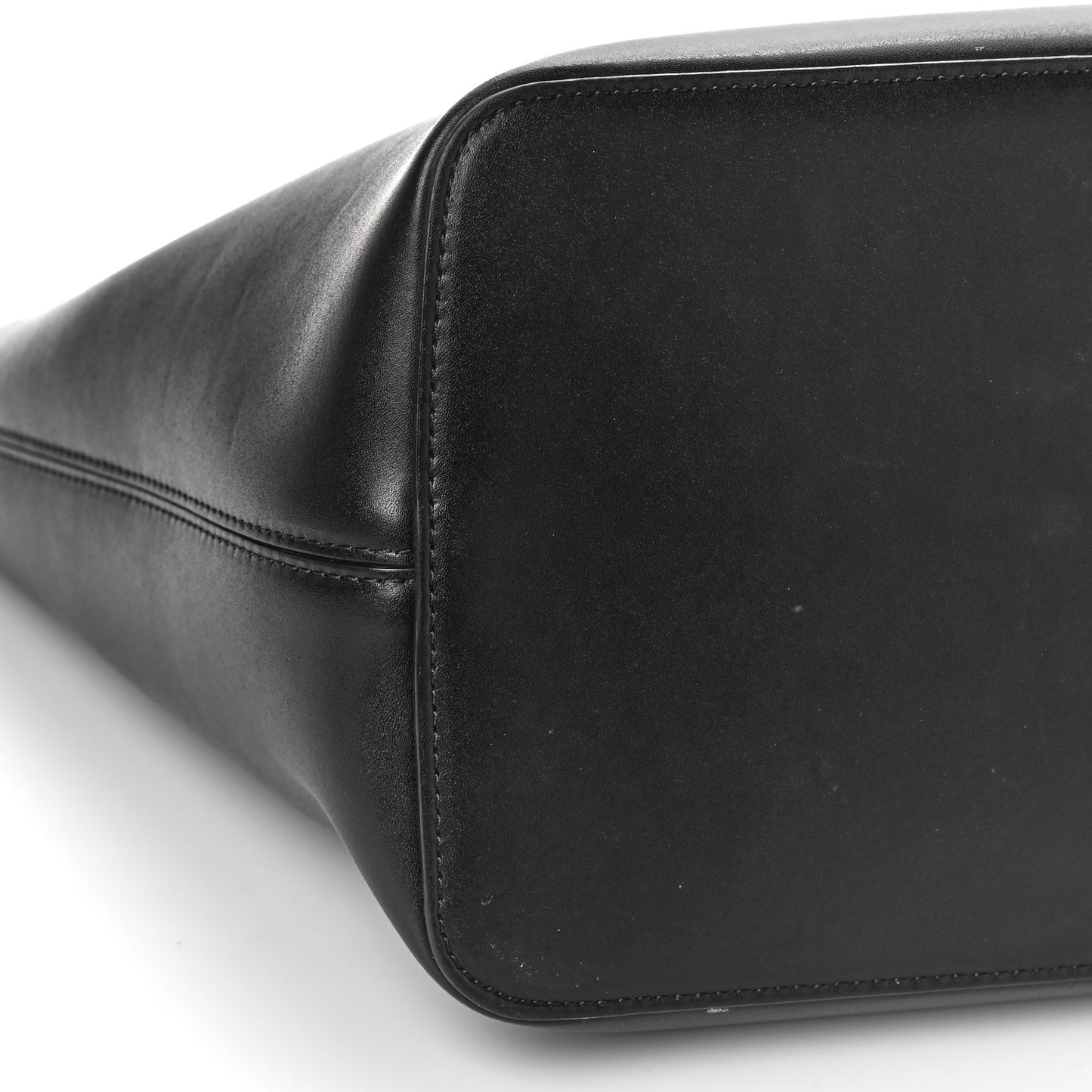 Calfskin Large Antigona Whipstitch Handle Tote Black