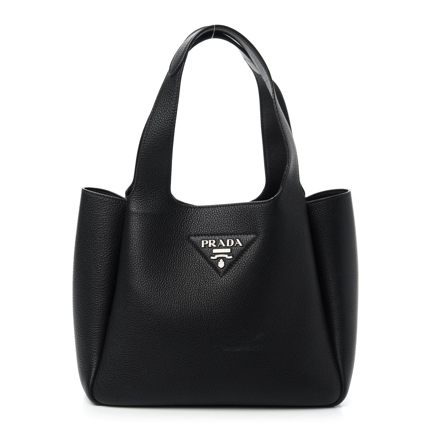 Vitello Daino Soft Medium Dynamique Tote Black
