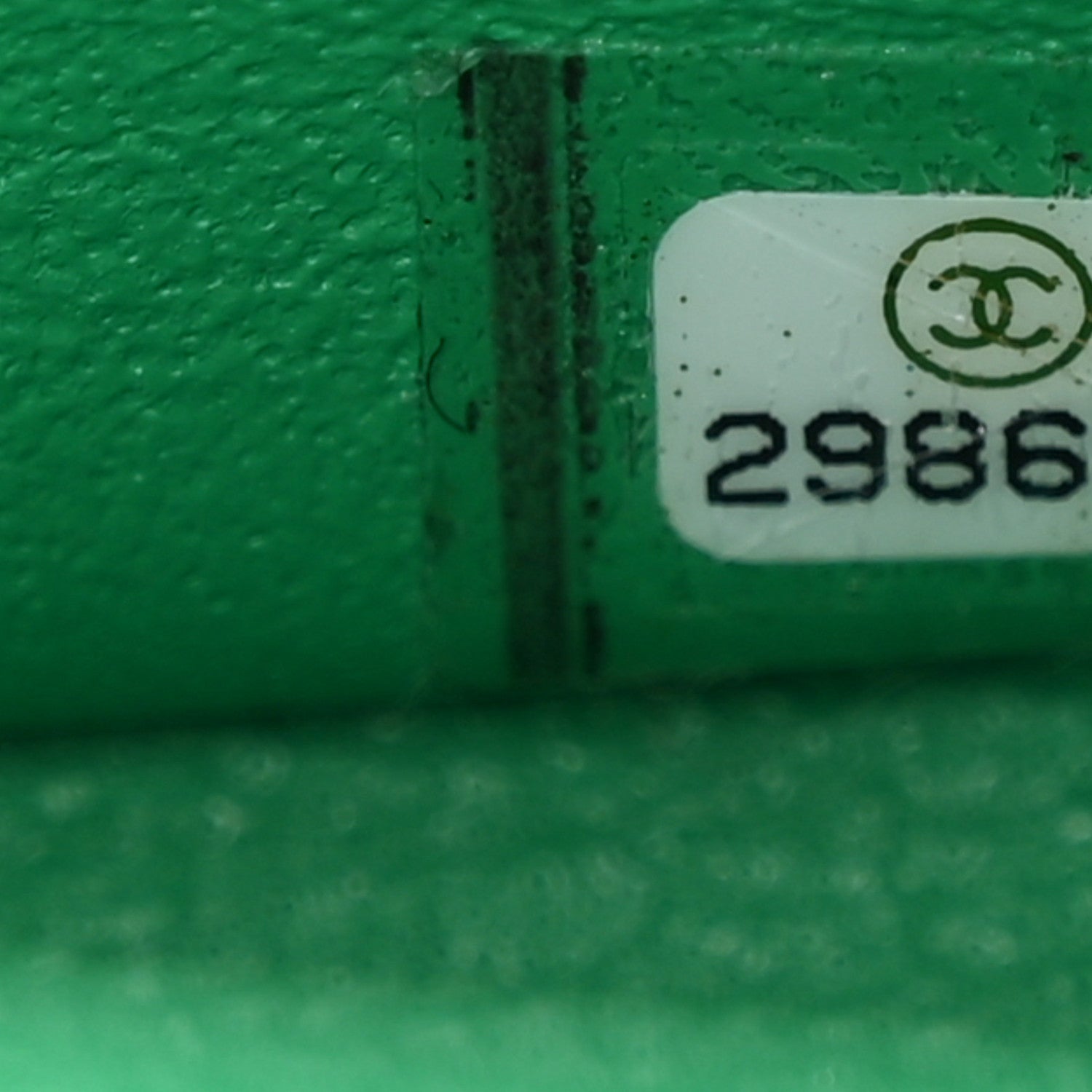 Chanel Lambskin Quilted Mini Square Flap Green 6 of 9