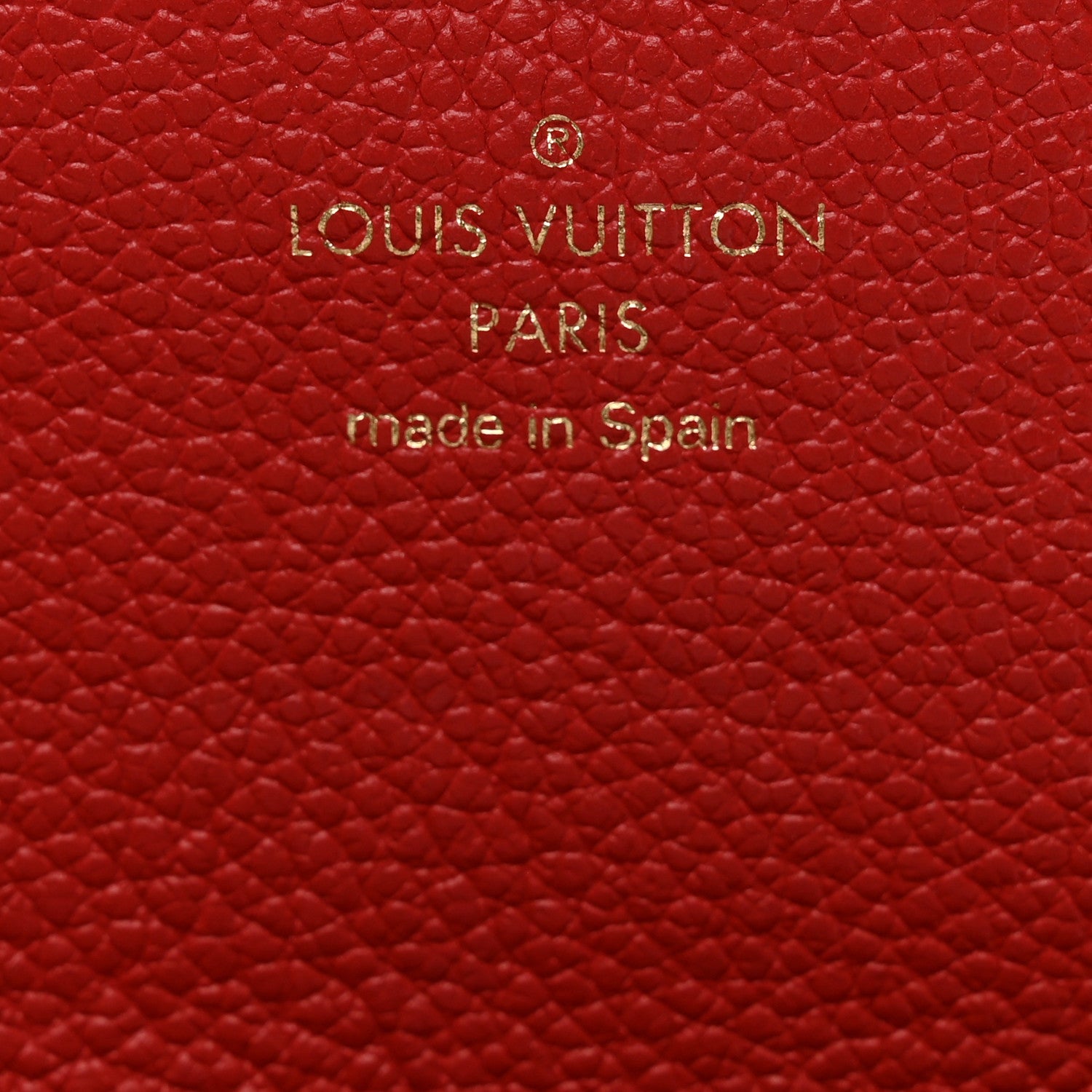 Louis Vuitton Empreinte Bloom Flower Emilie Wallet Marine Rouge 6 of 6