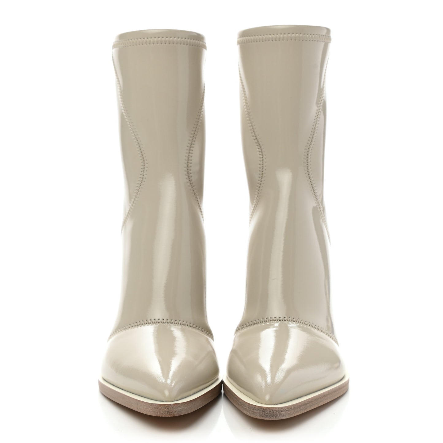 Glossy Neoprene FFrame Ankle Boots 36.5 Pietra