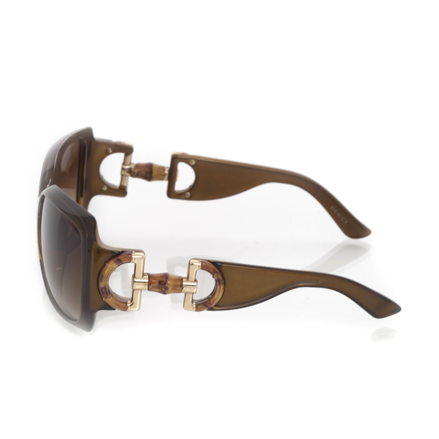 Bamboo Horsebit Sunglasses Brown