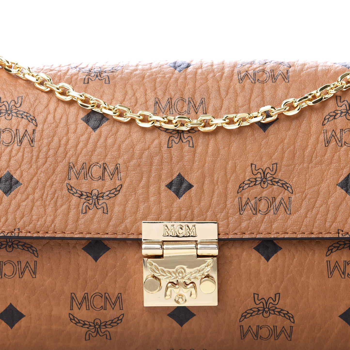 Visetos Small Millie Crossbody Bag Cognac