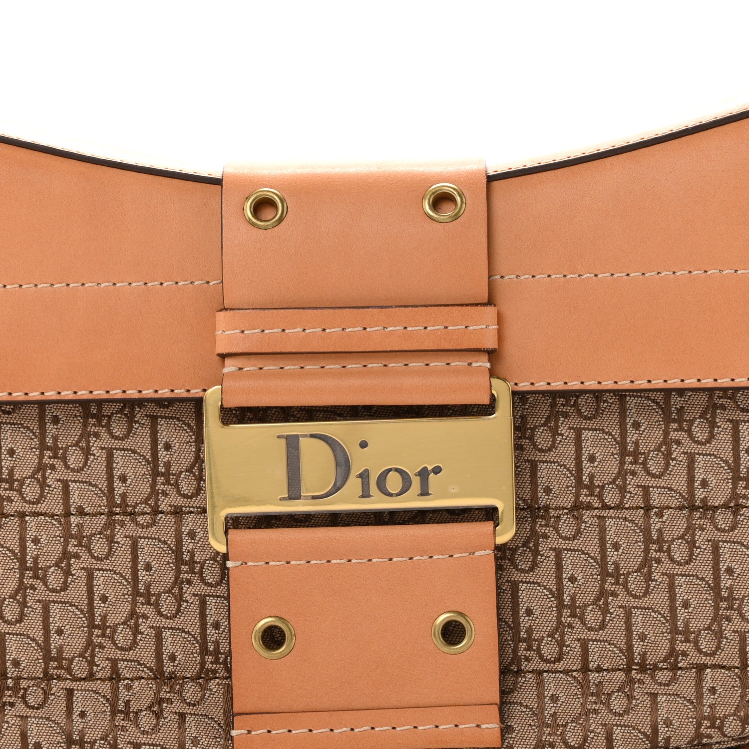 Christian Dior Calfskin Monogram Street Chic Columbus Beige 8 of 10